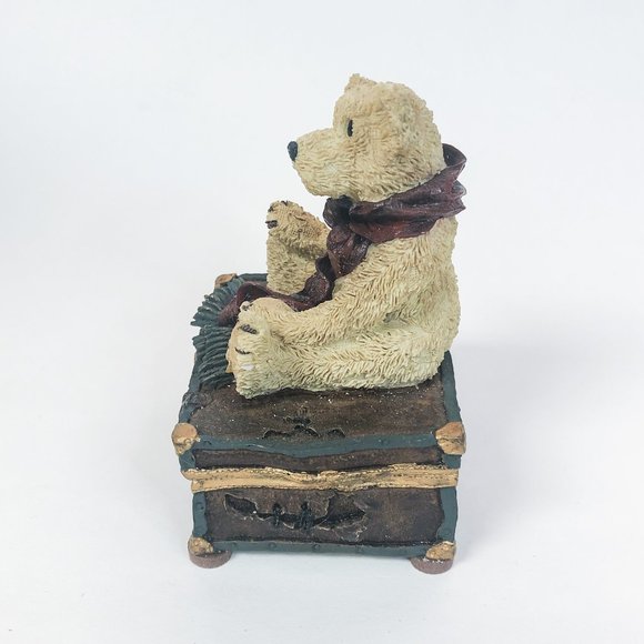 Boyds Bears and Friends 1994-95 "Grenville On Trunk" Music Box Figurine - Picture 3 of 7